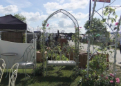 Gothic rose arch
