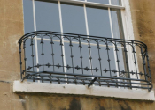 Balconette in Southcott Place, Bath