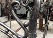 Bespoke forged bed by Ironart of Bath