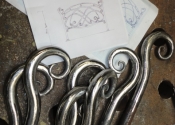 Bespoke forged bed by Ironart of Bath