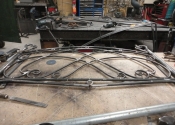 Bespoke forged bed by Ironart of Bath