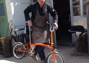 Luke Hannaford takes the new Brompton for it's first test run