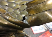 Damaged feather