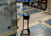 Church of Our Lady and St Alphege Candle Stand - Ironart of Bath