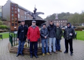 Ironart team visit John Powell at the Museum of Iron, Coalbrookdale