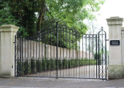 Traditionally made bespoke gates, Weston Park, Bath