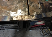 Brazing two pieces back together