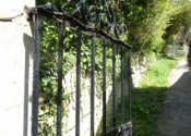 St Mary Tory chapel Gates, Bradford on Avon. Prior to restoration