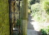 St Mary Tory chapel Gates, Bradford on Avon. Prior to restoration