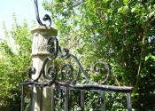 St Mary Tory chapel Gates, Bradford on Avon. Prior to restoration