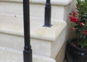 Leading-in detal from the handrails in Upper Weston, Bath