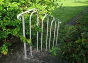 Garden handrails at Weston Park, Bath