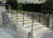 Double handrail in Batheaston