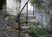 Handrails at Sion Hill, Lansdown, Bath