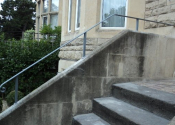 Handrails at Brooks Guesthouse, Upper Bristol Road, Bath