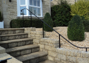 Simple and elegant handrail in Weston, Bath
