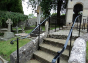 Handrails at the Ralph Allen Mausoleum, Bath