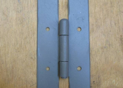 Bespoke flat shutter hinges by Ironart of Bath
