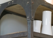 Industrial style kitchen furniture by Mia Marquez - Interior Designer. Made by Bath Bespoke www.bathbespoke.co.uk