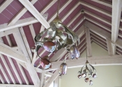 Bespoke metal chandelier - The Tulip chandeliers