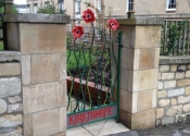 The Anenome Gate in Larkhall, Bath