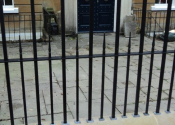 Railings at Woodland Place, Bathwick Hill, Bath