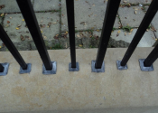 Railings at Woodland Place, Bathwick Hill, Bath
