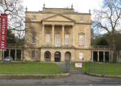 Tuning fork style railings at the Holburne Museum, Bath by Ironart