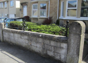 Short run of scrollwork railings on Sladebrook Road in Bath