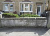 Short run of scrollwork railings on Sladebrook Road in Bath