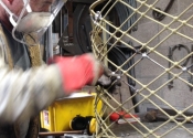 Restoration of historic wrought iron balconettes with lead cast detailing - Ironart of Bath