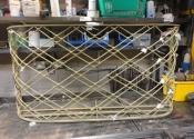 Restoration of historic wrought iron balconettes with lead cast detailing - Ironart of Bath