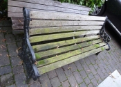 Cast iron bench restoration - Ironart of Bath