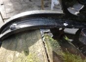 Identifying broken sections, cast iron bench repair