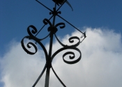 Restoration of the Cockerill weathervane on St James Church, Chilton Cantelo 