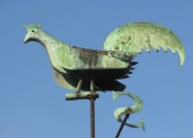 Restoration of the Cockerill weathervane on St James Church, Chilton Cantelo 