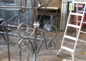 Restoration of the Cockerill weathervane on St James Church, Chilton Cantelo 