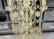 Coalbrookdale umbrella stand restoration