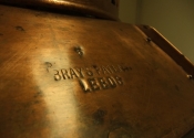 Antique lantern restoration by Ironart of Bath.