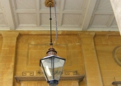 Antique lantern restoration by Ironart of Bath.