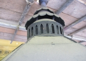 Antique lantern restoration by Ironart of Bath.