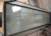 Antique lantern restoration by Ironart of Bath.