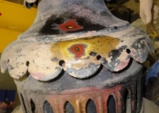 Antique lantern restoration by Ironart of Bath.