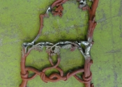 Restoration of an oak and serpent cast iron bench