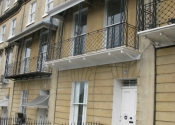 Balcony restoration project, Raby Place in Bath