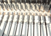 Repairs to cast iron railings, Great Pulteney Street, Bath