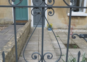 Fairfield Park, Bath single wrought iron gate traditionally made