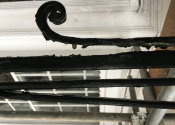 Sion Hill Scroll before removal and restoration
