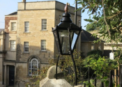 Sion Hill Overthrow lantern detail, Bath