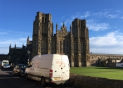 Iron Art Van at Wells Cathedral
